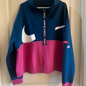 Nike Color Block 3/4 Zip Jacket